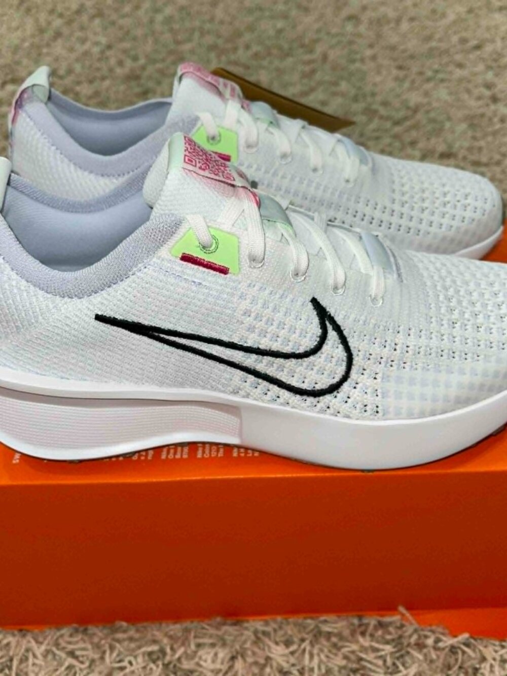 Nike Women’s Interact Run Women’s Road Running Shoes White FD2292-102, Size 9